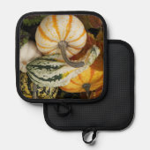 Pumpkins und Squash Still Life Topflappen (Vorderseite/Rückseite)