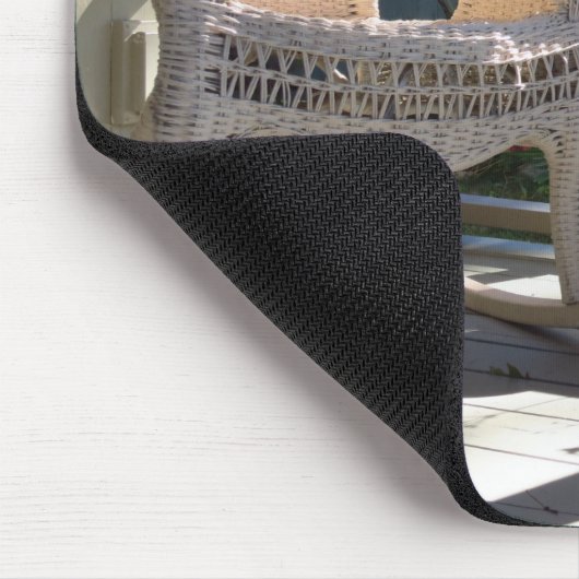 Pumpkins und Wicker Rocker - Martha's Vineyard Mousepad (Ecke)