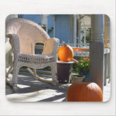 Pumpkins und Wicker Rocker - Martha's Vineyard Mousepad (Vorne)