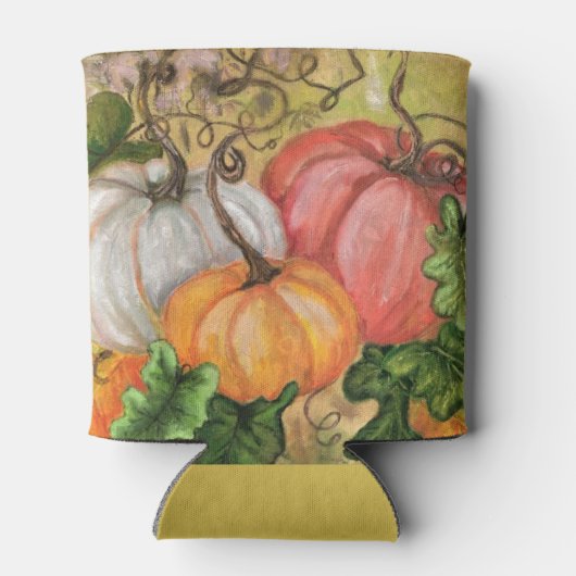 Pumpkins - Wasserfarbe Dosenkühler (Rückseite)