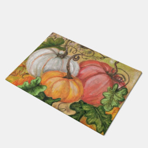 Pumpkins - Wasserfarbe Fußmatte