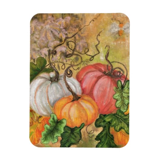 Pumpkins - Wasserfarbe Magnet (Vertikal)