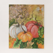 Pumpkins - Wasserfarbe Puzzle (Vertikal)