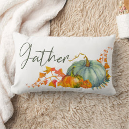 Pumpkins Wasserfarbe Sammeln Familienname Fall Lendenkissen