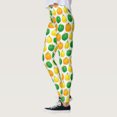 Pumpkins Wasserfarbmuster Leggings (Links)
