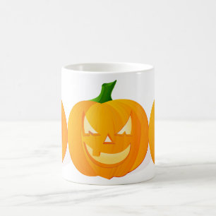 Pumpkins White Coffee Tasse
