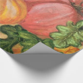 Pumpkins Wrapping Paper Halloween Geschenkpapier (Ecke)