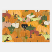 Pumpkins Wrapping Paper Sheets Geschenkpapier Set (Vorderseite)