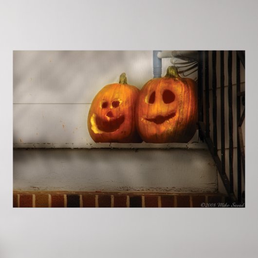 Pumpkins - Zwei goofy Freunde Poster (Vorne)