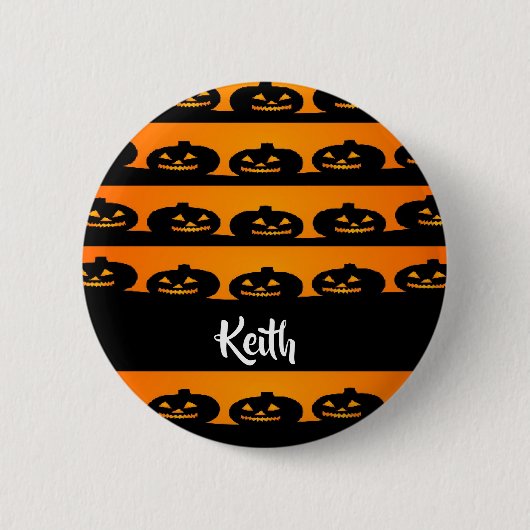 Pumpköpfe halloween Theme Button (Vorderseite)