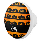 Pumpköpfe halloween Theme Keramikknauf (Rechts)