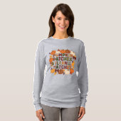 Pumpkutschen und Flanell Matches - Herbst Herbst T T-Shirt (Vorne ganz)