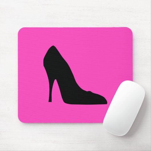 Pumps aus Schwarz und Rosa Mousepad (Mit Mouse)