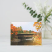 Pumpstation Bridge Greenfield MA Postkarte (Stehend Vorderseite)