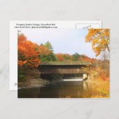 Pumpstation Bridge Greenfield MA Postkarte (Vorne/Hinten)