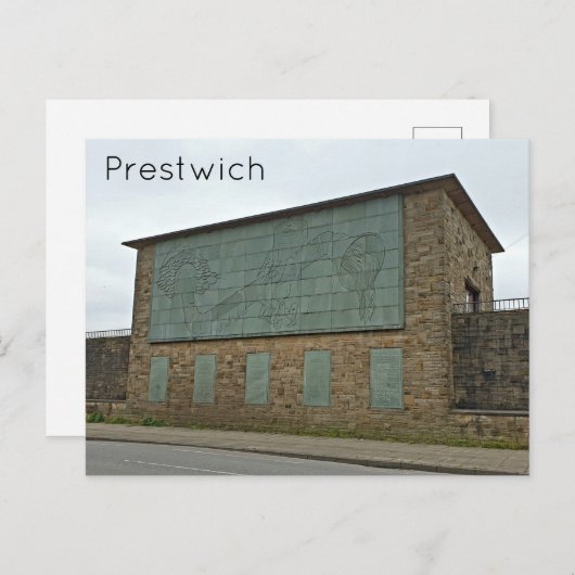 Pumpstation für den Wärmepark Postkarte (Vorne/Hinten)