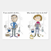 Pumpsticker Rechteckiger Aufkleber (Vorderseite)