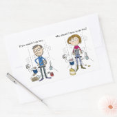 Pumpsticker Rechteckiger Aufkleber (Umschlag)