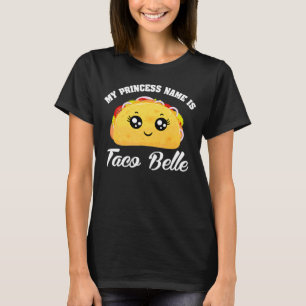 Pun Cinco De Mayo My Princess Name Is Taco Belle 2 T-Shirt
