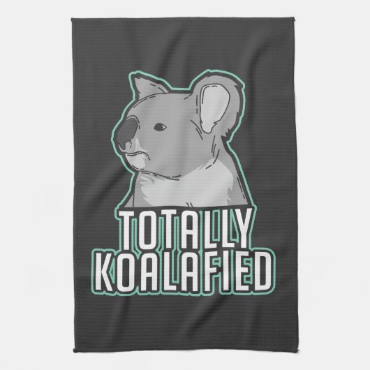 Pun - Koalafied Geschirrtuch (Vertikal)