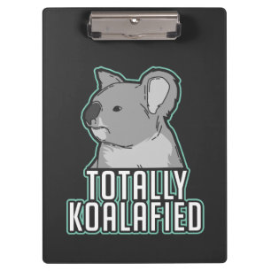 Pun - Koalafied Klemmbrett