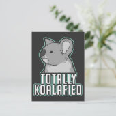 Pun - Koalafied Postkarte (Stehend Vorderseite)