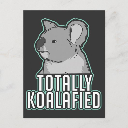 Pun - Koalafied Postkarte (Vorderseite)