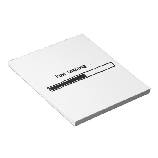 Pun Loading Notizblock (angewinkelt)