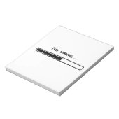 Pun Loading Notizblock (Rotiert)