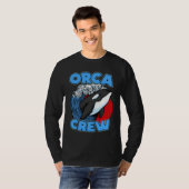 Pun Orca Whale Graphic Orca Crew T-Shirt (Vorne ganz)