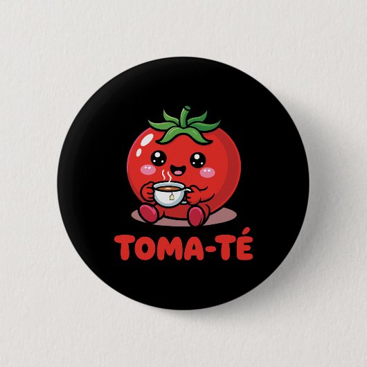 Pun Tomate Lustige Maestra Schule Spanischlehrer S Button (Vorderseite)