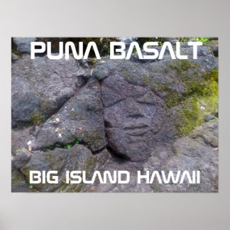 PUNA BASALT BIG ISLAND HAWAII POSTER