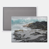 Puna Coast wave, Hawaii-Magnet Magnet (Vorderseite/Rückseite)