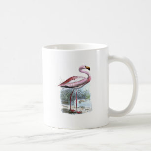 Puna Flamingo Vintag Illustration Kaffeetasse