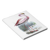 Puna Flamingo Vintag Illustration Notizblock (angewinkelt)