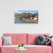 Punakha Dzong - Bhutan Leinwanddruck (Insitu (Wohnzimmer))