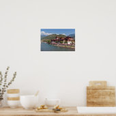 Punakha Dzong in Bhutan Poster (Küche)