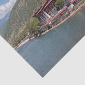 Punakha Dzong in Bhutan Seidenpapier (Ausschnitt)