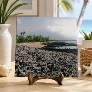 Punaluʻu-Schwarzer-Sand-Strand Hawaii Big Island Fliese