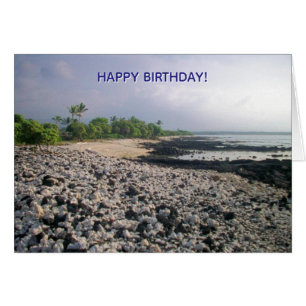 Punaluʻu Schwarzsandstrand Hawaii Geburtstag