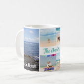 Punalu'u Beach Hawaii Ausflug 4 Foto Familienreise Kaffeetasse (Vorderseite Links)