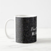 Punalu'u Beach Hawaii - Black Sand Beach Foto Kaffeetasse (Links)
