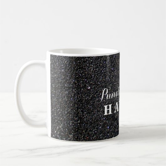 Punalu'u Beach Hawaii - Black Sand Beach Foto Kaffeetasse (Links)