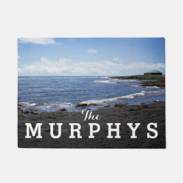 Punalu'u Black Sand Beach Hawaii Fußmatte