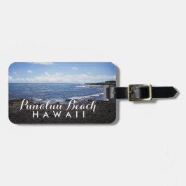 Punalu'u Black Sand Beach Hawaii Gepäckanhänger