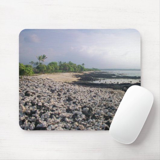 Punaluu Black Sand Beach Hawaii Große Insel Mousepad (Mit Mouse)