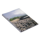 Punaluu Black Sand Beach Hawaii Große Insel Notizblock (Rechte Seite)