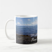Punalu'u Black Sand Beach Hawaii Kaffeetasse (Links)