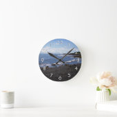 Punalu'u Black Sand Beach Hawaii Runde Wanduhr (Zuhause)