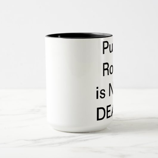 Punbk Felsen ist NICHT tot! Tasse (Zentrum)